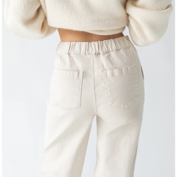 Oak + Fort Twill Wide Leg Pant - Picture 2 of 5
